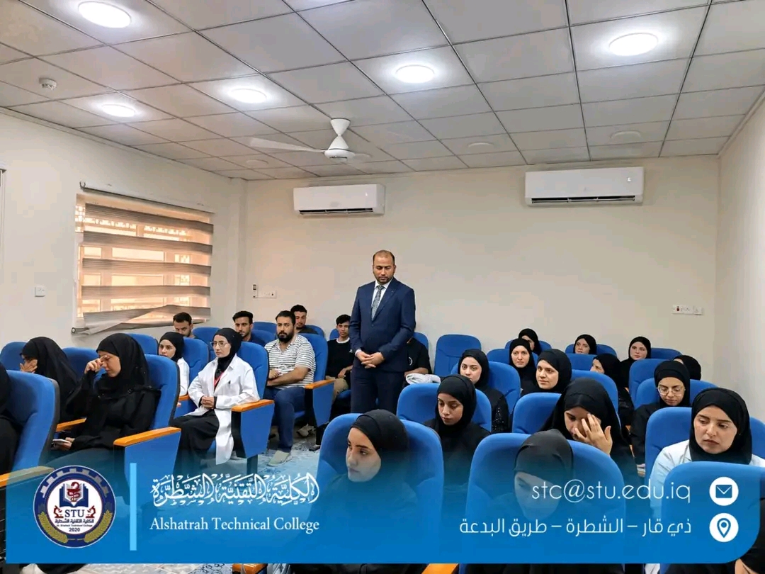 عميد الكلية التقنية الشطرة يتابع ميدانياً تدريب الطلبة الصيفي في المراكز الصحية