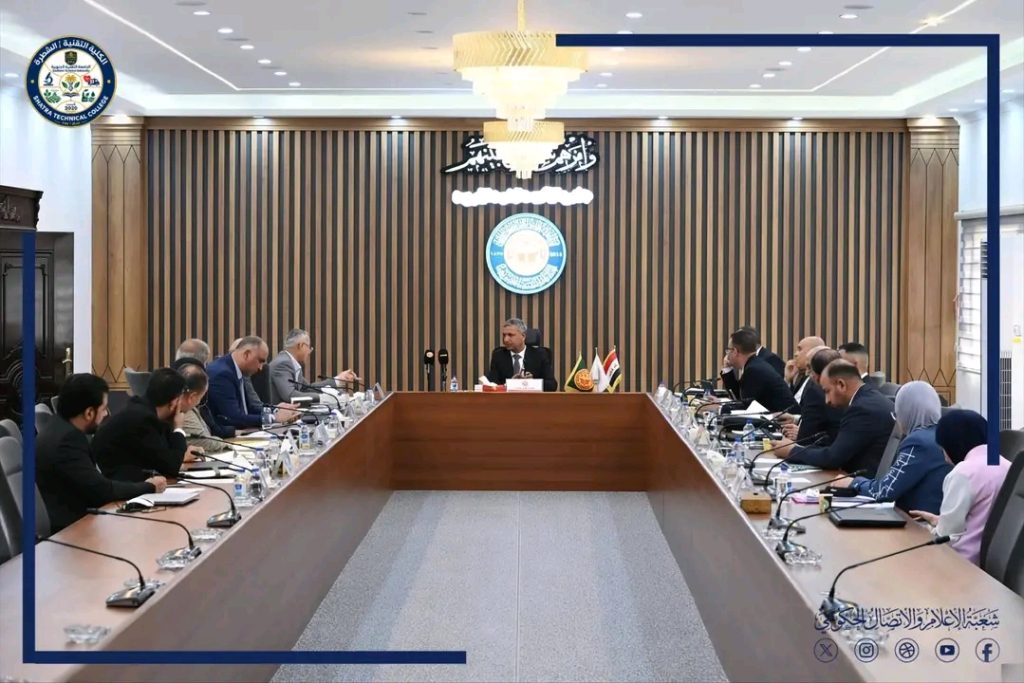 عميد الكلية التقنية الشطرة يشارك في الجلسة الثانية لمجلس الجامعة التقنية الجنوبية.