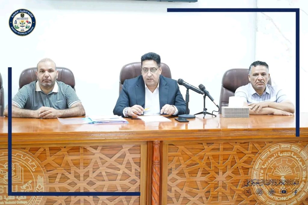الكلية التقنية الشطرة تجري المزايدة العلنية لاستثمار النادي الطلابي بحضور السيد عميد الكلية